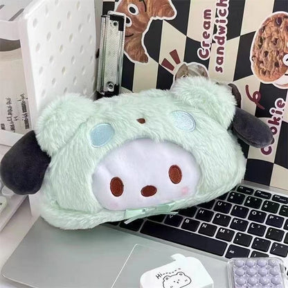 クロミとシナモロールのふわふわペンケース兼ポーチ