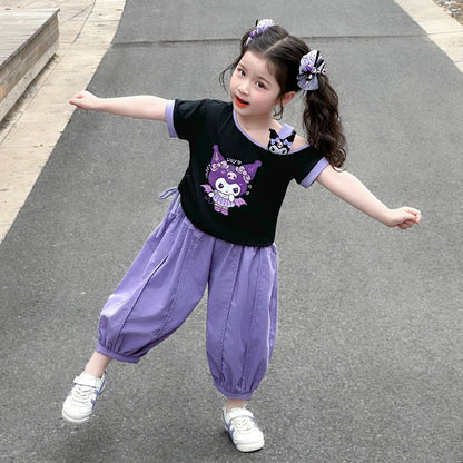お洒落な韓国風クロミちゃん子供服セット