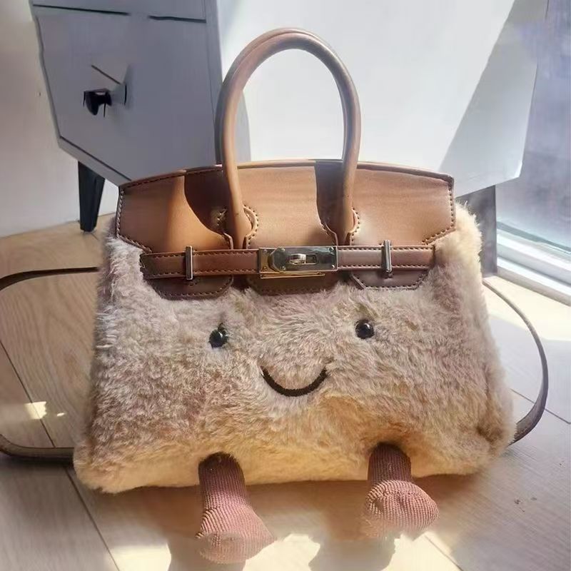 ふわもこケリーバッグ風ショルダー｜秋冬可愛いミニハンド