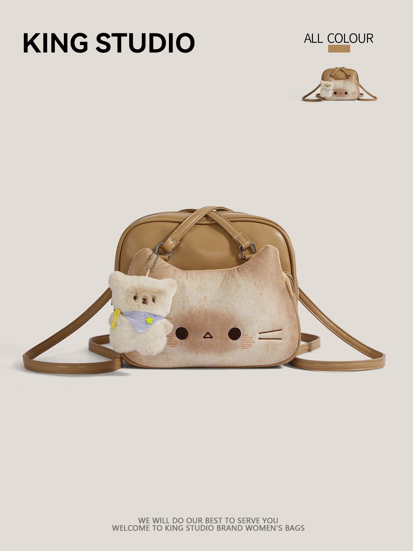 猫グッズ猫好き必見かわいいトーストキャット多機能トート｜夏にぴったりな上質2WAYリュック
