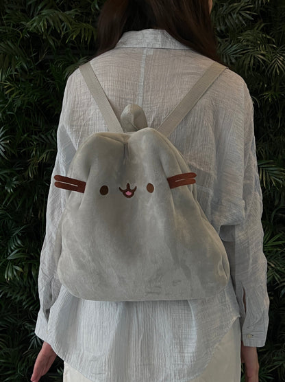 ぷっくり猫ぬいぐるみリュック猫グッズ｜カップルにも人気のモコモコバック