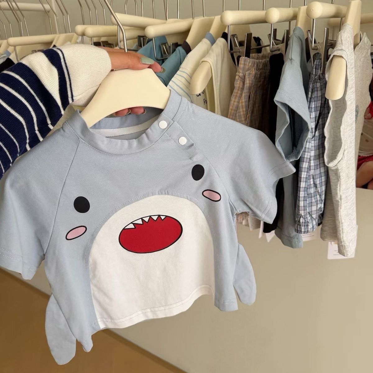 超可愛い!サメさんベビー夏服セット