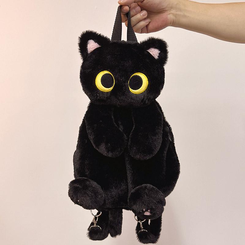 ねこキャラふわもこリュック猫グッズ｜学生・通学・女子向けカートゥーンバッグ