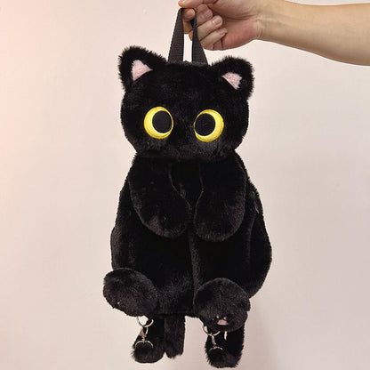 ねこキャラふわもこリュック猫グッズ｜学生・通学・女子向けカートゥーンバッグ