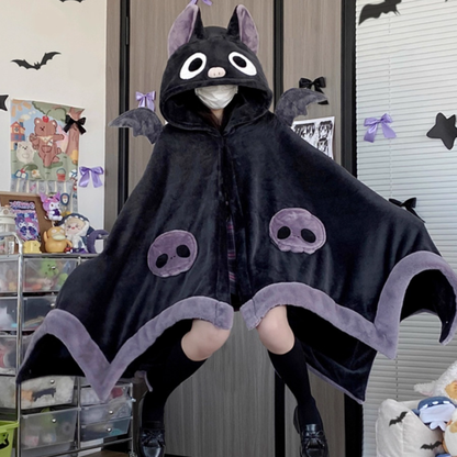 コウモリ ブランケット 着ぐるみ ふわもこ 可愛い レディース パジャマ コウモリ ブランケット 着ぐるみ ふわもこ 可愛い レディース パジャマ