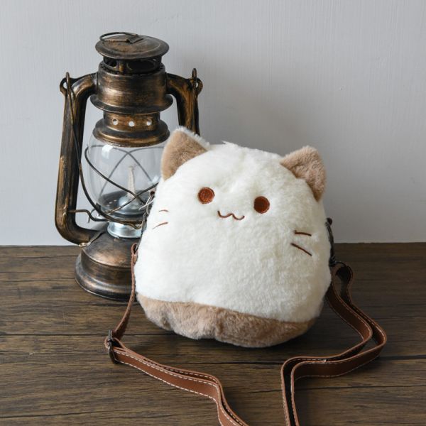 ねこ バッグ ぬいぐるみ ハンド 可愛い レディース ミニ 秋冬 高見え