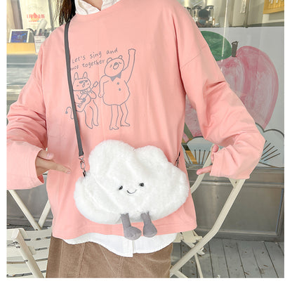ふわふわ雲バッグ｜日系ロリータ風ショルダー＆斜めがけ