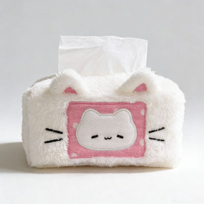 【大人可愛い】猫のぬいぐるみティッシュケース
