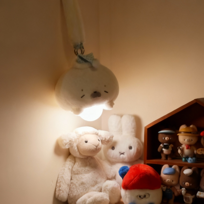 [Goodnight Seal] Remote control included! High-quality fluffy, soothing night light