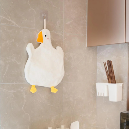 部屋キッチンかわいいガチョウハンドタオル