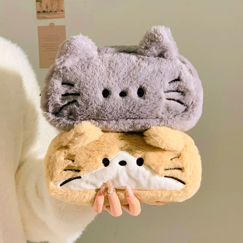 インスタ映えメガネネコぬいぐるみペンケース大容量学生デスク収納ポーチギフト