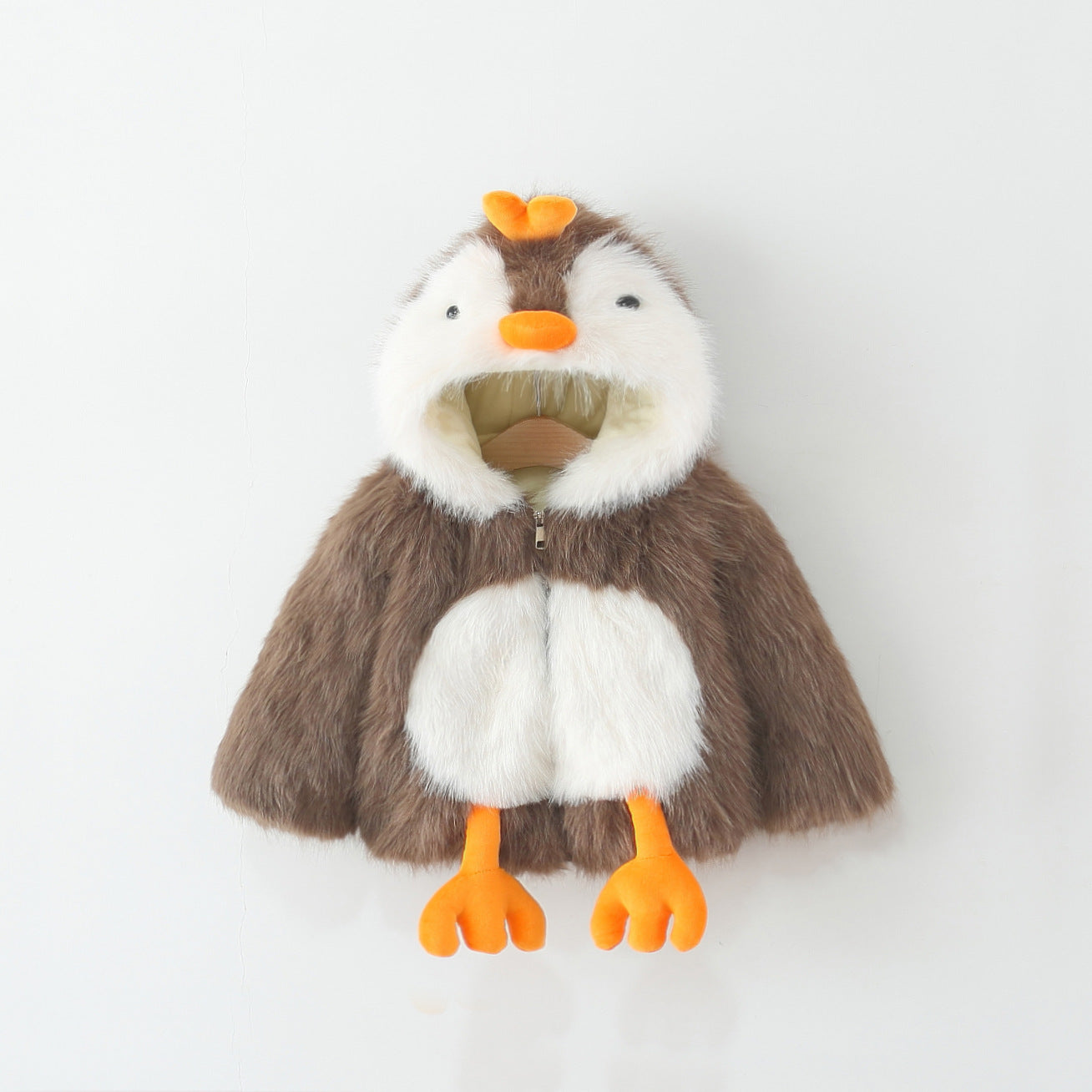 【なりきりペンギン】裏起毛の極暖ベビー・キッズコート