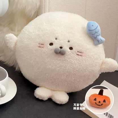 【2WAY防寒】アザラシのあったかハンドウォーマー抱き枕