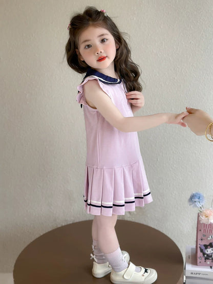 クロミちゃんノースリーブプリーツワンピ