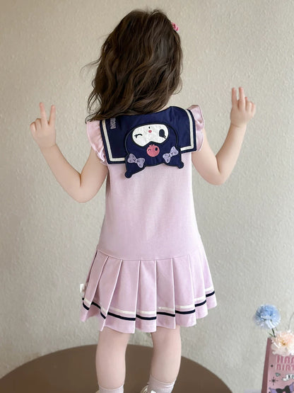 クロミちゃんノースリーブプリーツワンピ