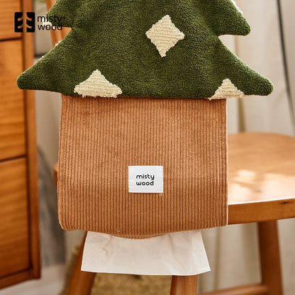 霧深き森森ガール系キノコティッシュケース可愛い壁掛け式リビングインテリア