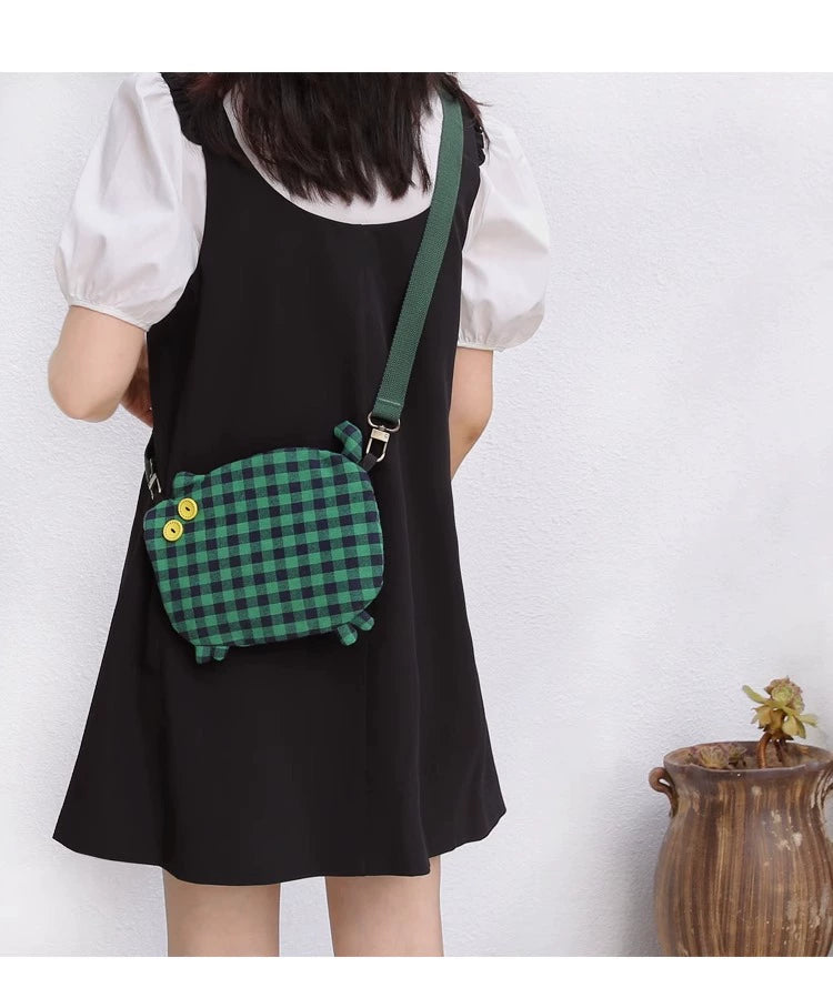 パッチワークねこショルダーバッグ｜おしゃれで個性的な新作