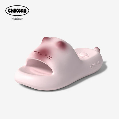 歩くたびに可愛い！ぷにぷに肉球の厚底サンダル・スリッパ