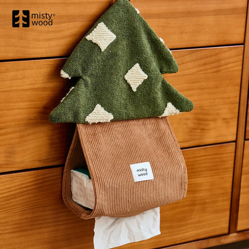 霧深き森森ガール系キノコティッシュケース可愛い壁掛け式リビングインテリア