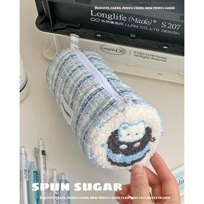 オリジナルネコぬいぐるみペンケース大容量ポーチギフト人気文具雑貨