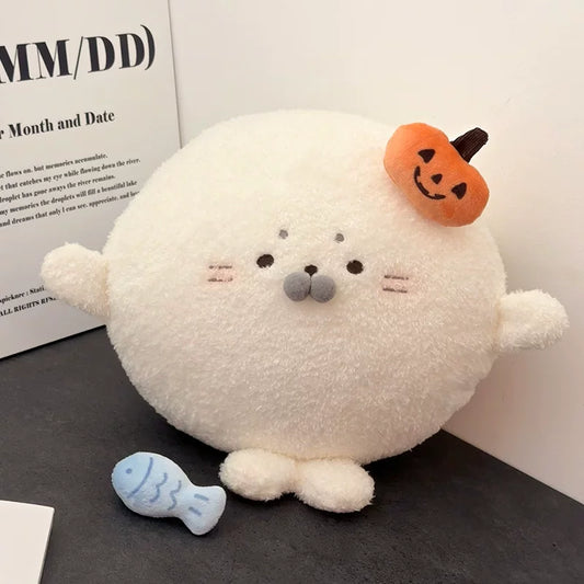 【2WAY防寒】アザラシのあったかハンドウォーマー抱き枕