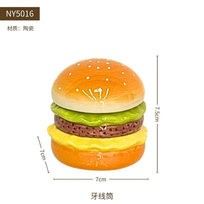 陶器製食パンモチーフティッシュケースリビング卓上可愛い高級感インテリア雑貨