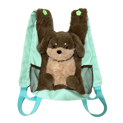 Penguin Plush Backpack | Cute and fluffy student bag