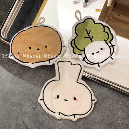 野菜モチーフ超吸水速乾ハンドタオル