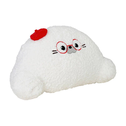 オリジナルかわいいアザラシ抱き枕ベッドソファ用大型背もたれ腰サポートクッション