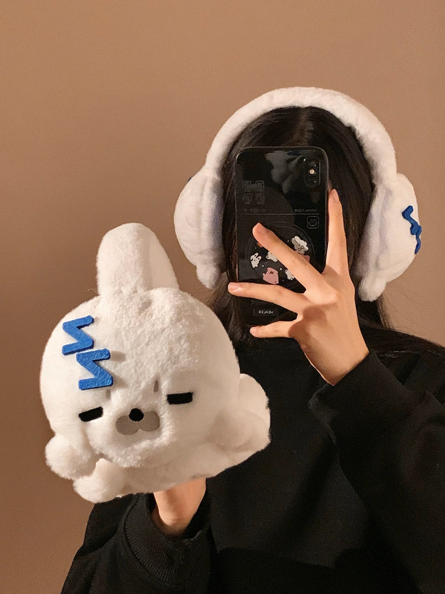 すやすやアザラシの極厚イヤーマフ