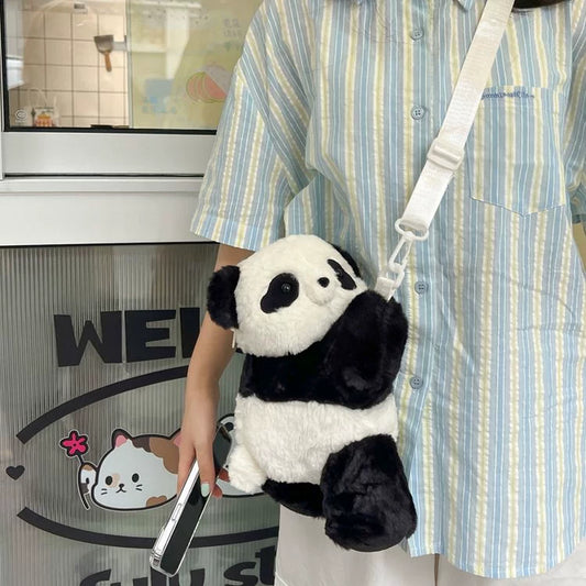 ふわふわパンダバッグ｜学生向け2WAYショルダー