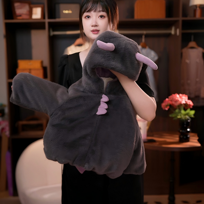 【龙太紫】秋冬款儿童保暖外套日常穿搭卡通上衣百搭加绒毛毛衣