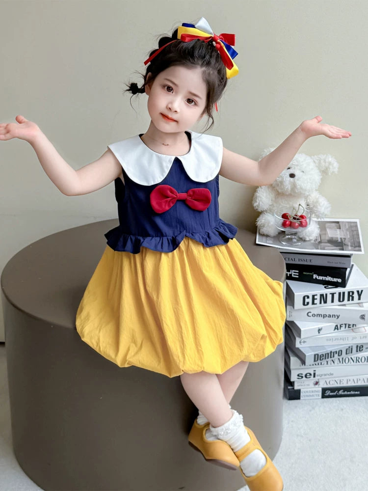 白雪姫風！子供用ノースリーブバルーンワンピース