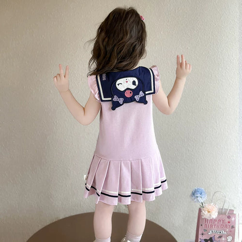 クロミちゃんノースリーブプリーツワンピ