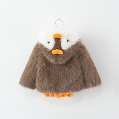 【なりきりペンギン】裏起毛の極暖ベビー・キッズコート