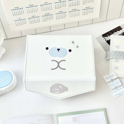 アザラシのPUレザー製トレカ収納ケース