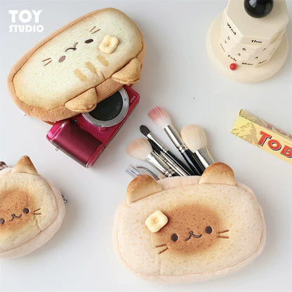 癒やし系ネコぬいぐるみペンケース首掛けポーチインス映え学生通学ギフト