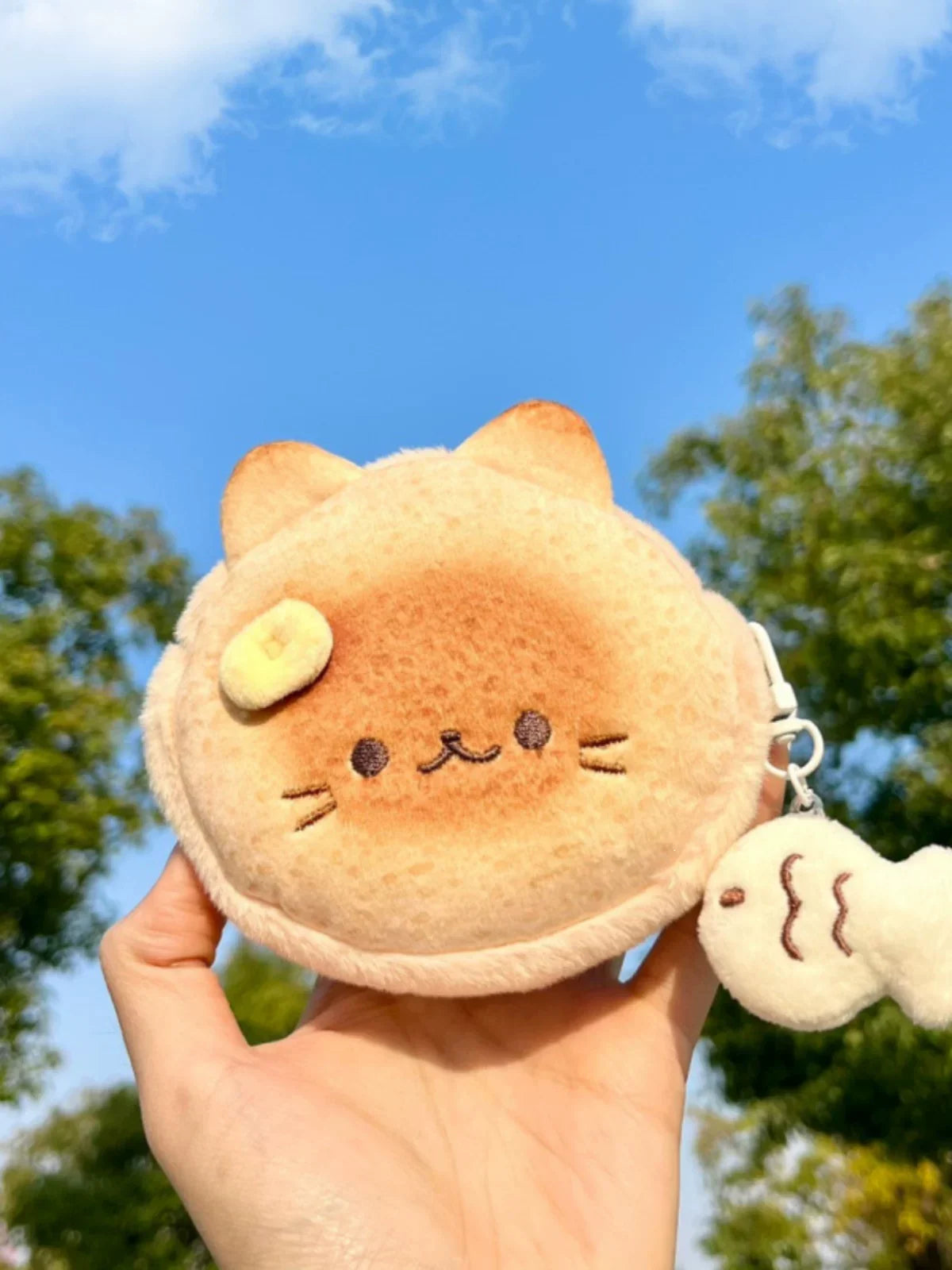 トースト猫耳ポーチペンケースシャムキジトラ高見え自分へのご褒美