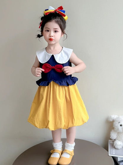 白雪姫風！子供用ノースリーブバルーンワンピース