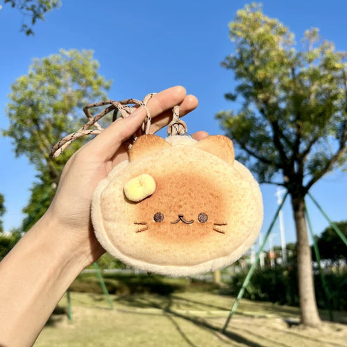 トースト猫耳ポーチペンケースシャムキジトラ高見え自分へのご褒美