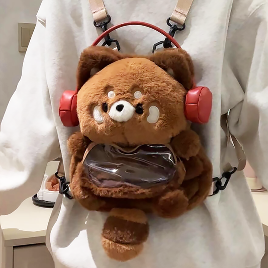 レッサーパンダかわいい動物痛バぬいぐるみリュック