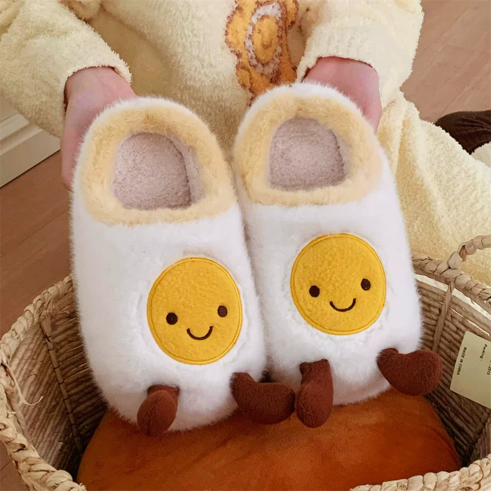 インス映えブサかわクロワッサンルームシューズ