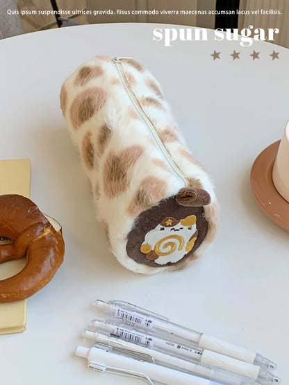 シャムネコミケネコかまぼこ型ぬいぐるみペンケース大容量筆箱オリジナルデザインギフト