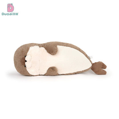 【至福の抱き心地】もっちりアザラシ抱き枕｜癒やしの特大海獺ぬいぐるみ