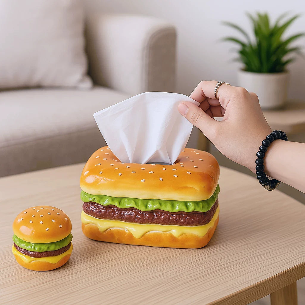 陶器製食パンモチーフティッシュケースリビング卓上可愛い高級感インテリア雑貨