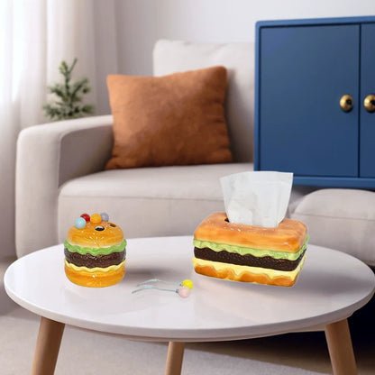 陶器製食パンモチーフティッシュケースリビング卓上可愛い高級感インテリア雑貨