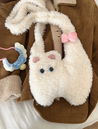 ねこぬいぐるみショルダー｜可愛い通勤斜めがけ・肩がけバッグ