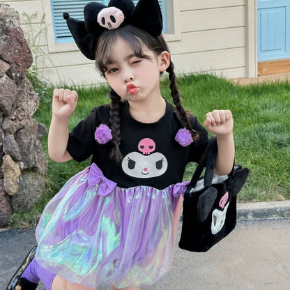 【ゆめかわ】クロミ立体耳付きキャラクターワンピース
