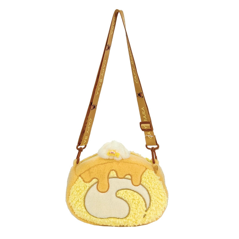 Roll cake style plush shoulder bag | A perfect gift for girls with a sweet tooth 