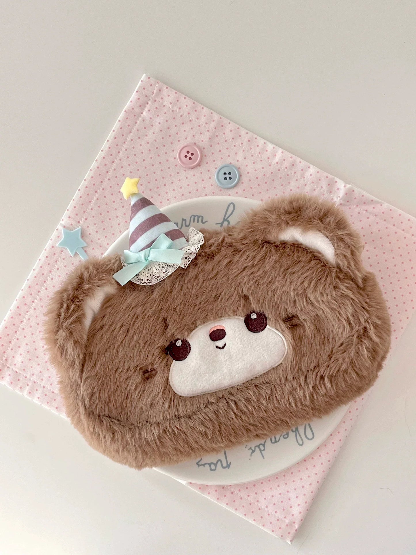 夢心地もこもこアニマルペンケース大容量収納コスメポーチ自分ご褒美ギフト